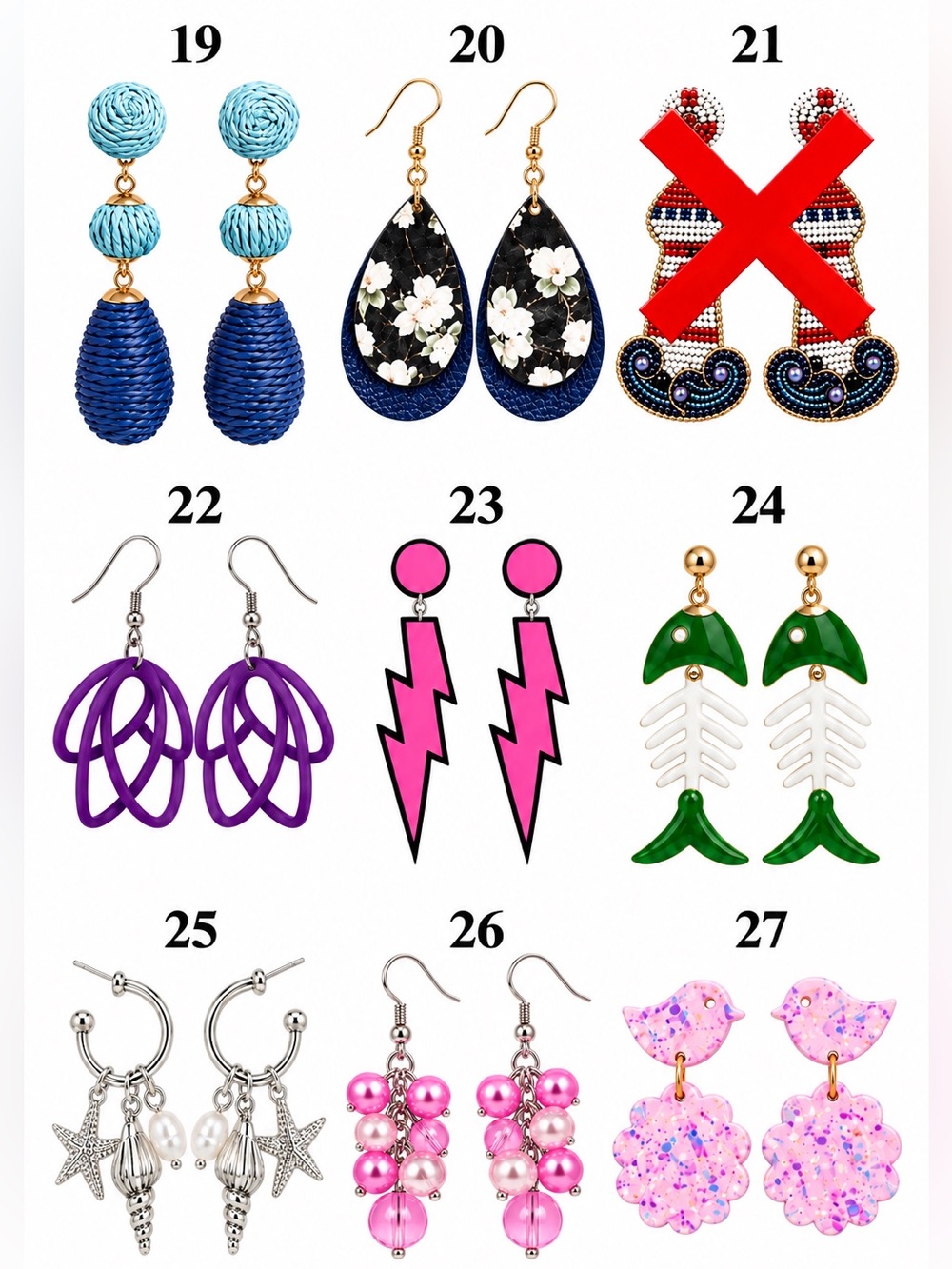 Multiple Dangle Earring Sets • Choose Yours! - Picture 3 of 5